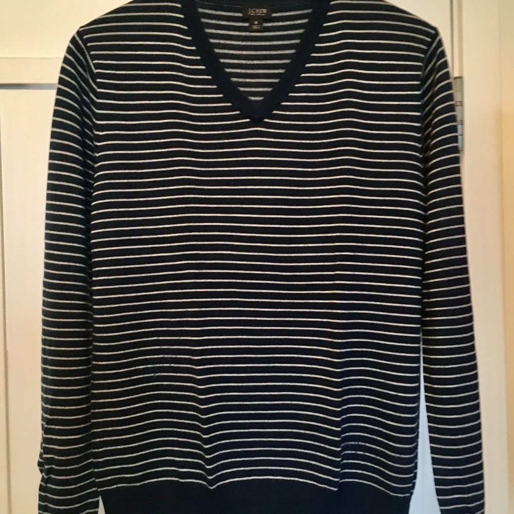 J.Crew Merino Sweater in Nautical Stripe